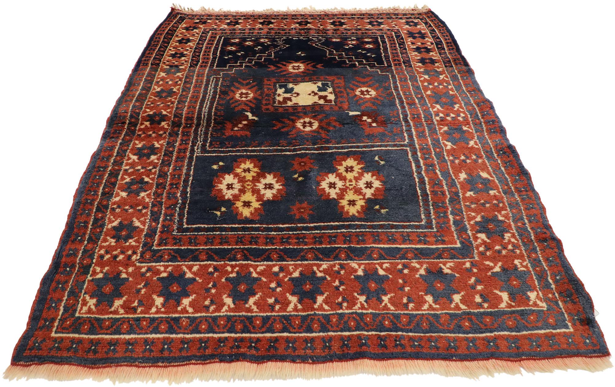 Alfombra de oración turca vintage de Anatolia Islámico en venta