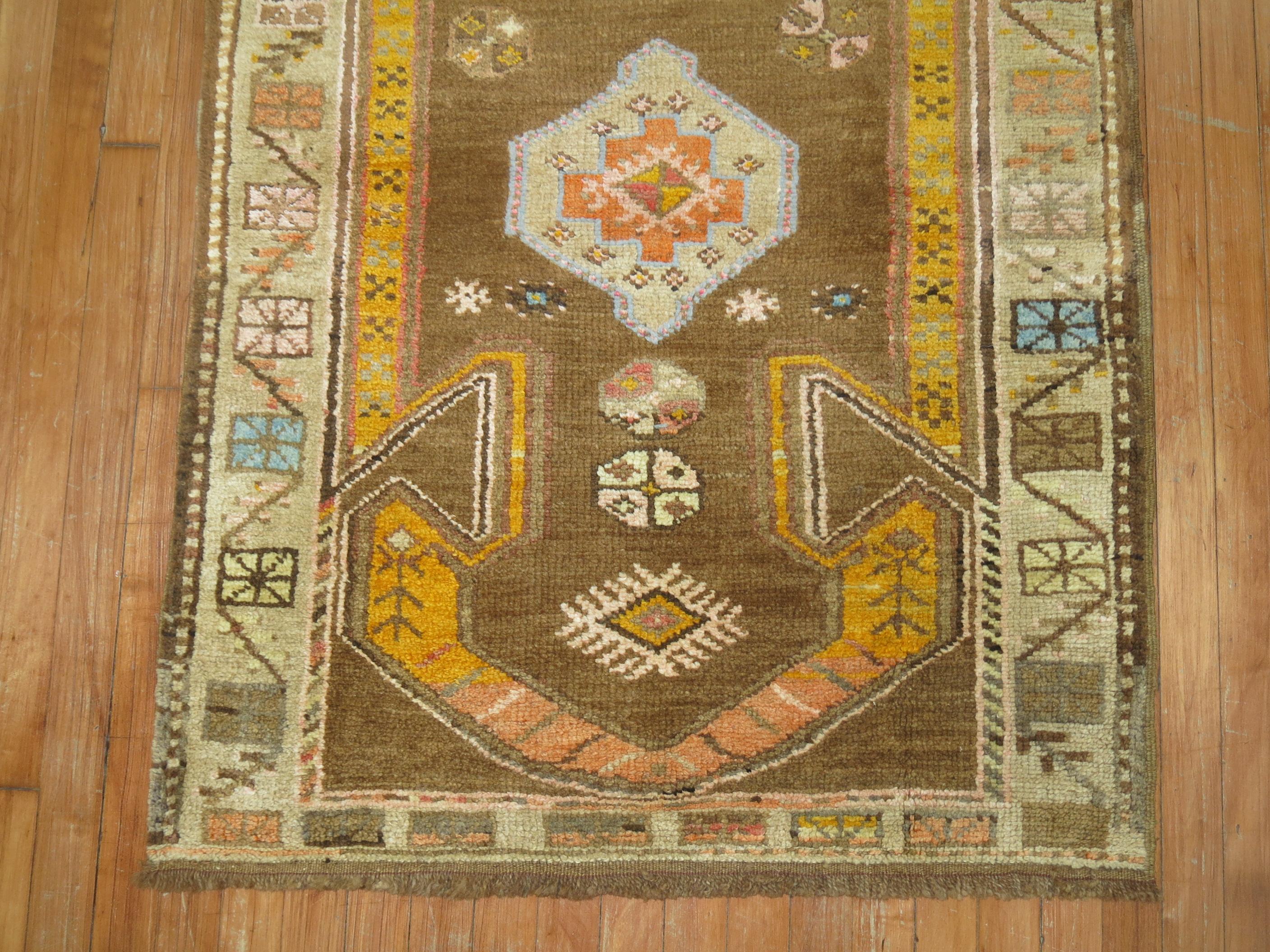 Vintage Turkish Anatolian Prayer Rug In Excellent Condition In New York, NY
