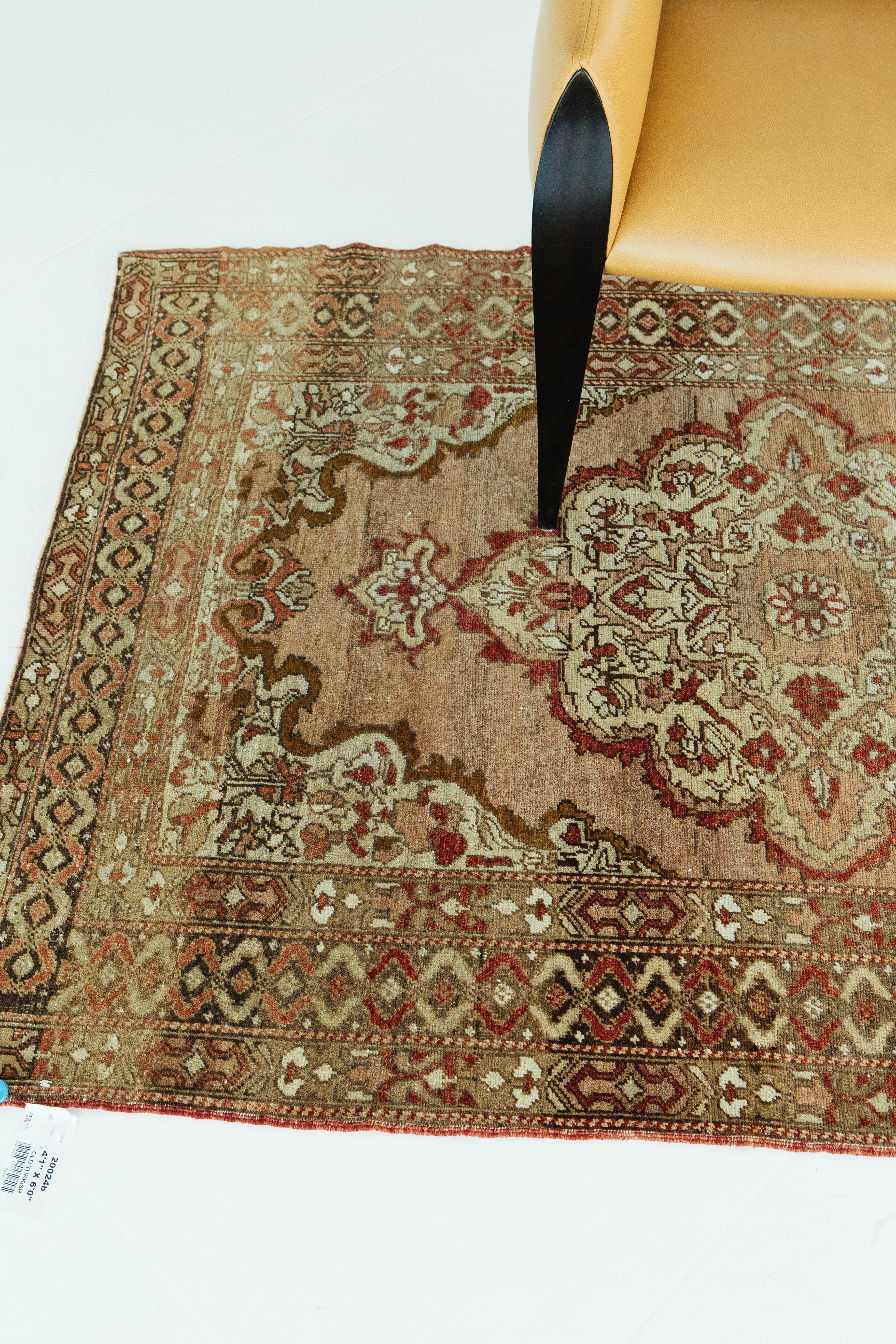 Hand-Knotted Vintage Turkish Anatolian, Price? For Sale
