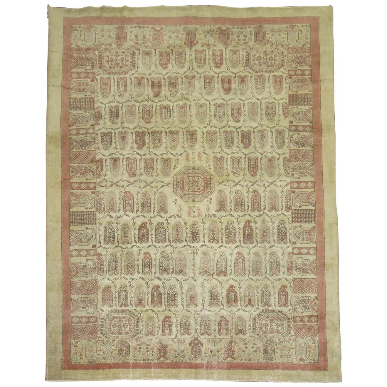 Vintage Turkish Anatolian Room Size Rug For Sale at 1stDibs