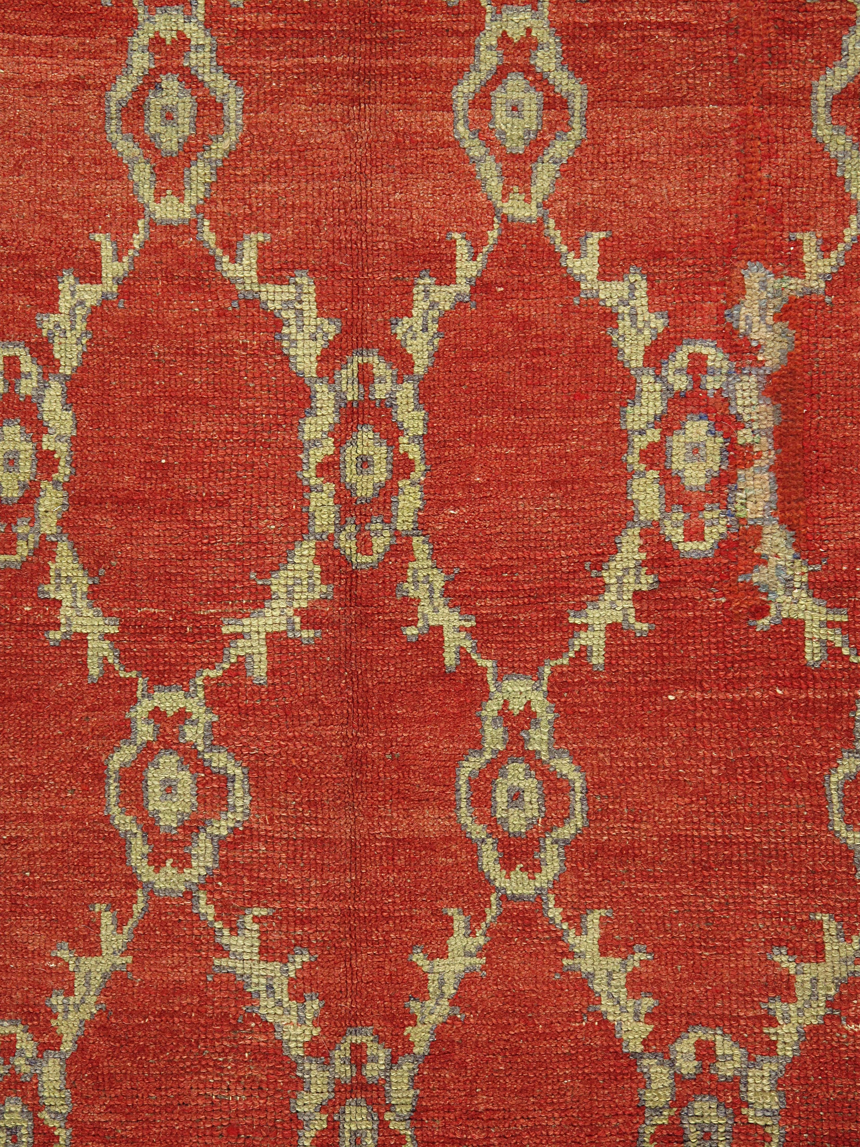Hand-Woven Vintage Turkish Anatolian Rug, circa 1940, 5'8 x 10'7 For Sale