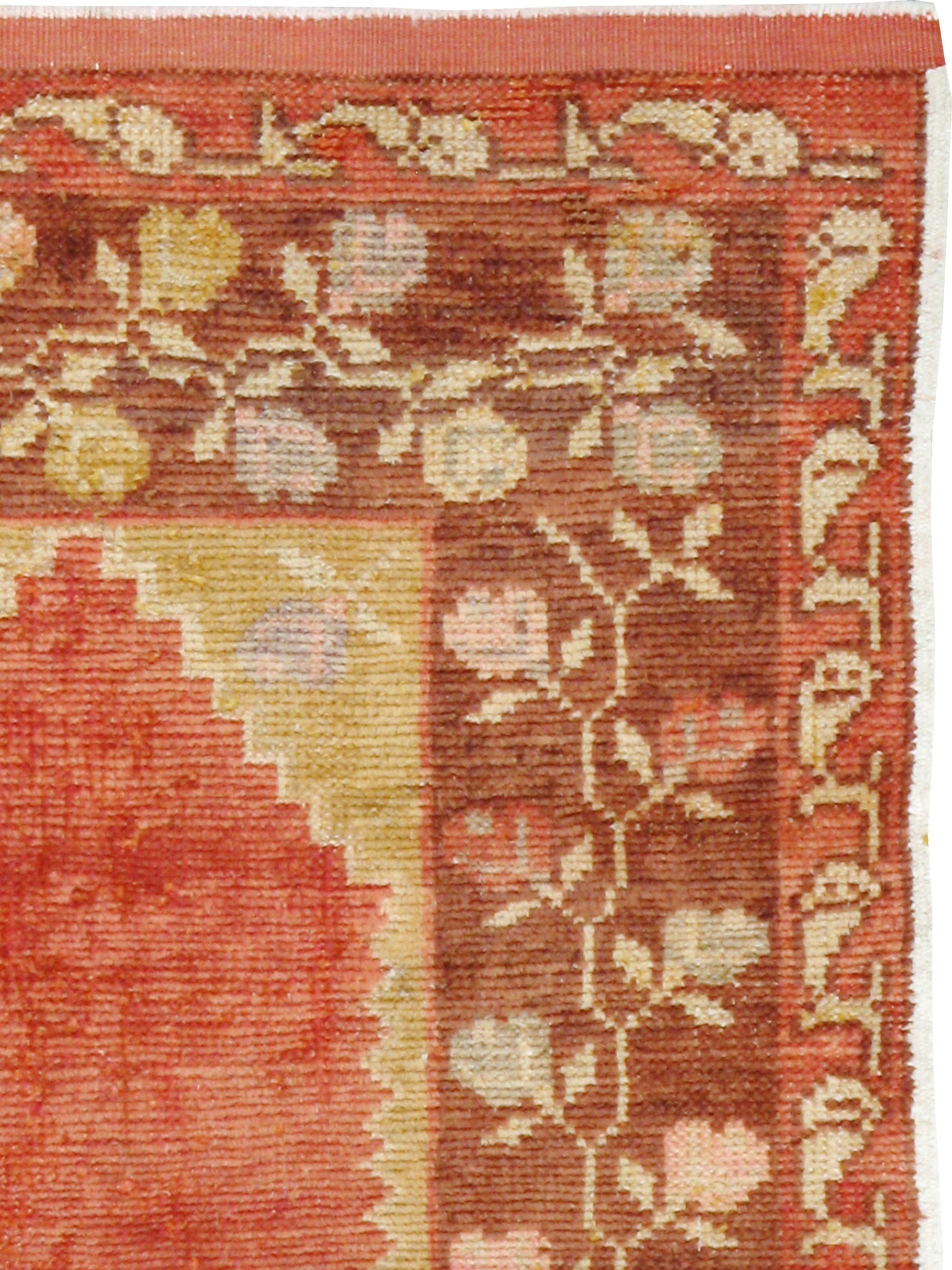 A vintage Turkish Anatolian rug from the mid-20th century.

Measures: 2' 4