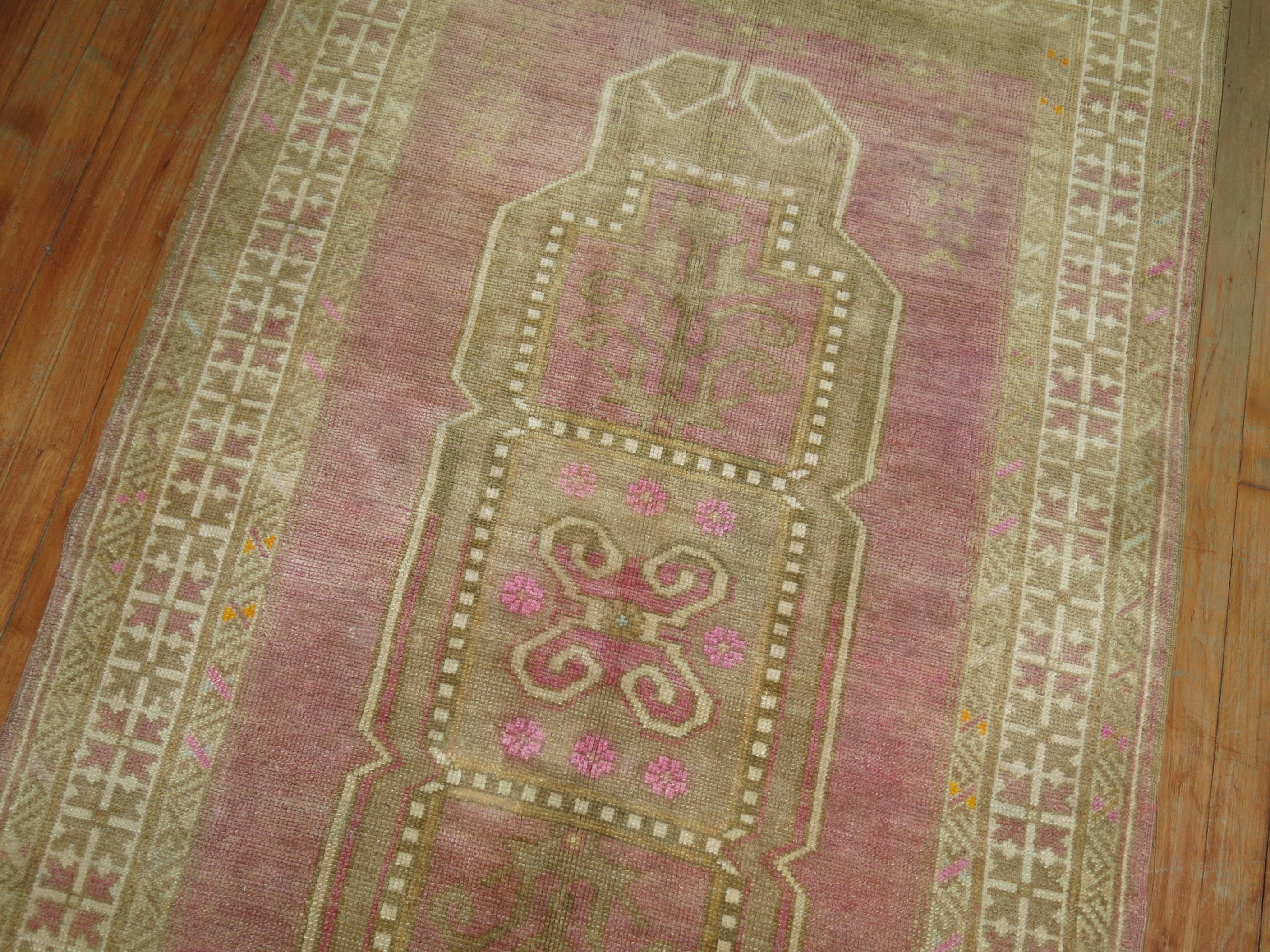 A one of a kind decorative Turkish Anatolian rug.