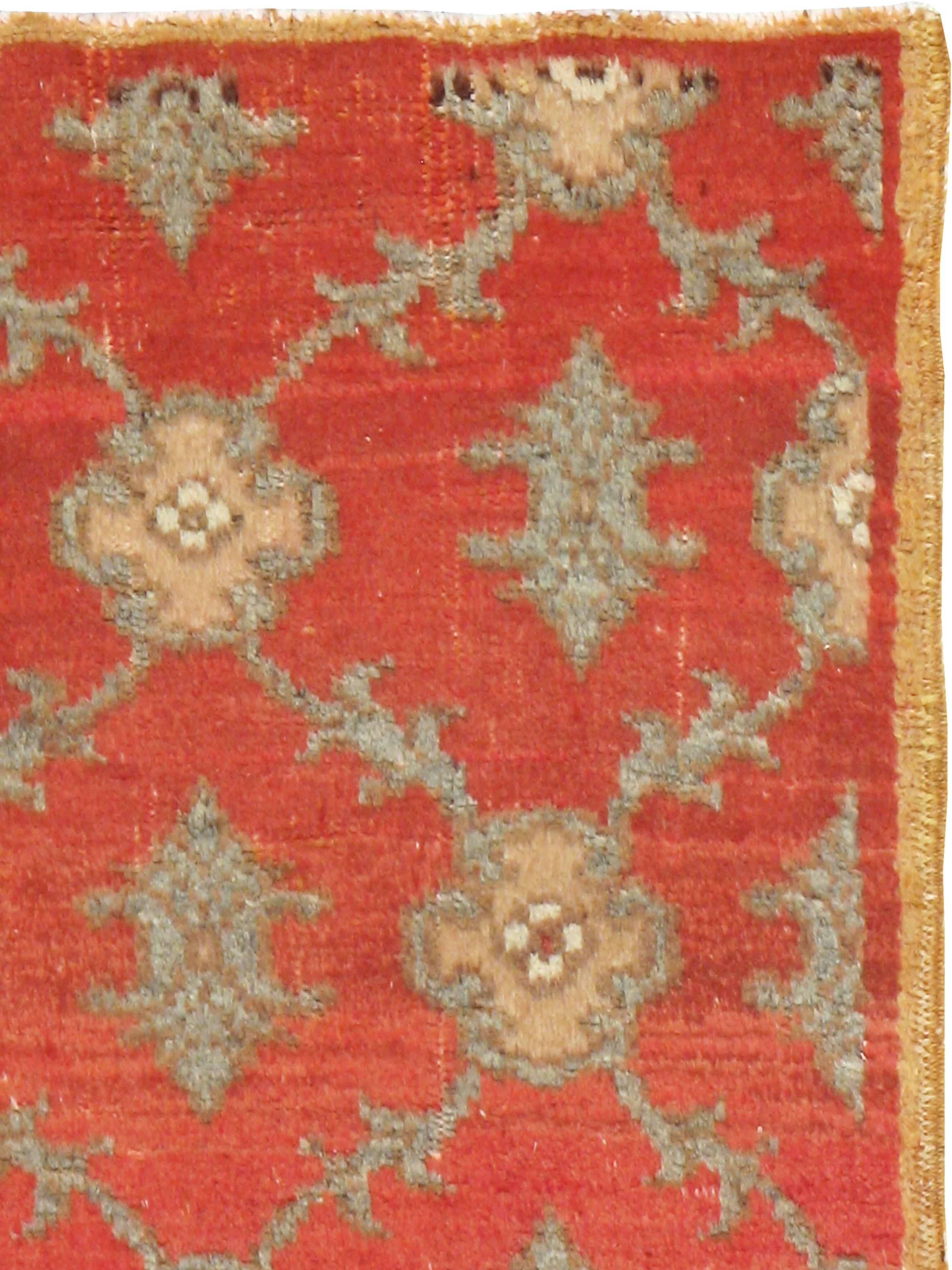 Modern Vintage Turkish Anatolian Rug