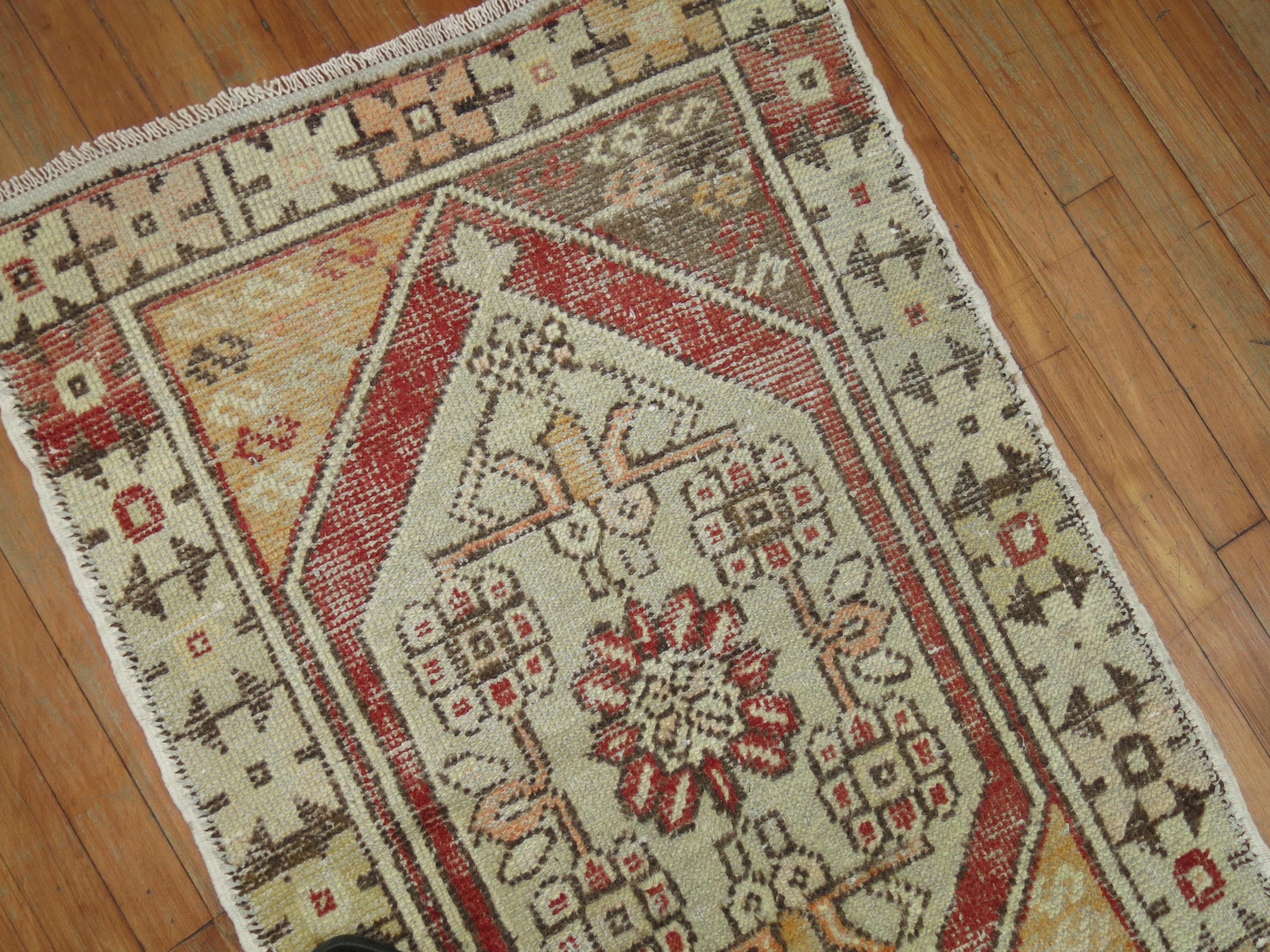 Oushak Vintage Turkish Anatolian Rug For Sale