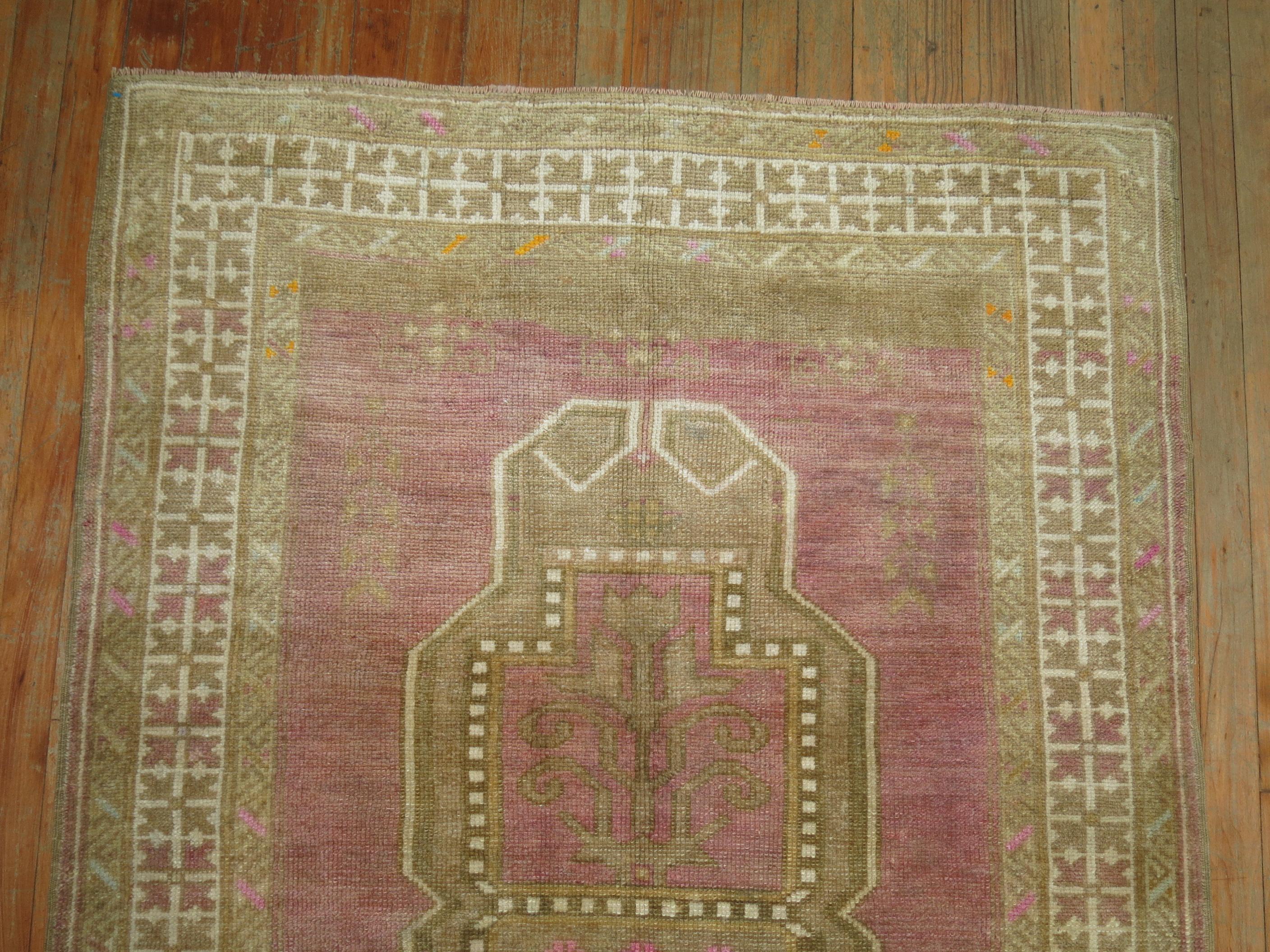 Tribal Vintage Turkish Anatolian Rug