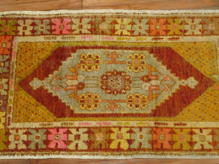 Beaux Arts Vintage Turkish Anatolian Rug For Sale