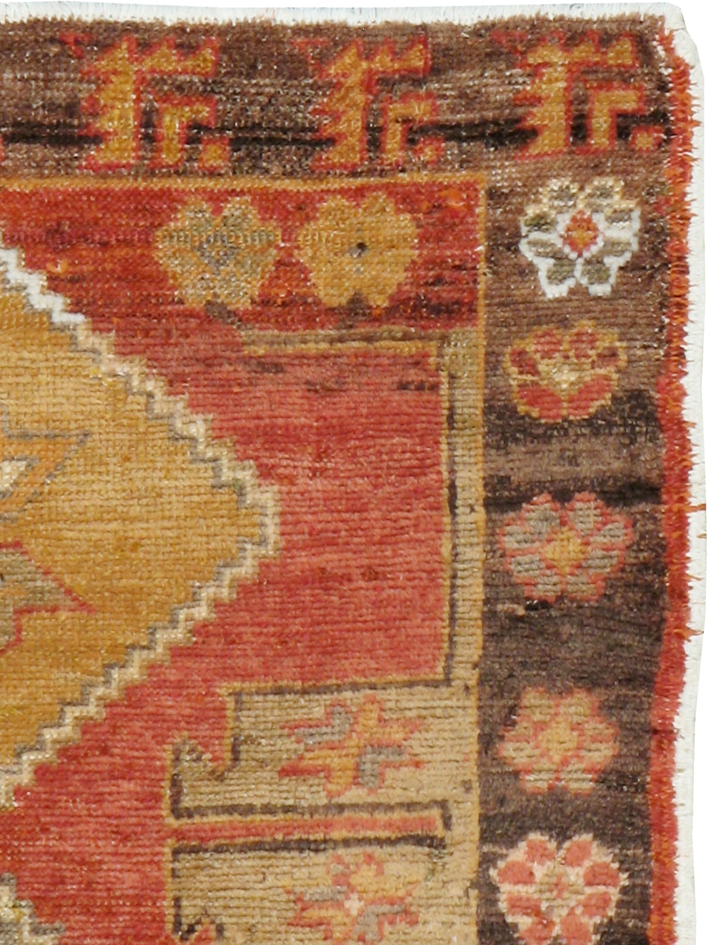 Oushak Vintage Turkish Anatolian Rug