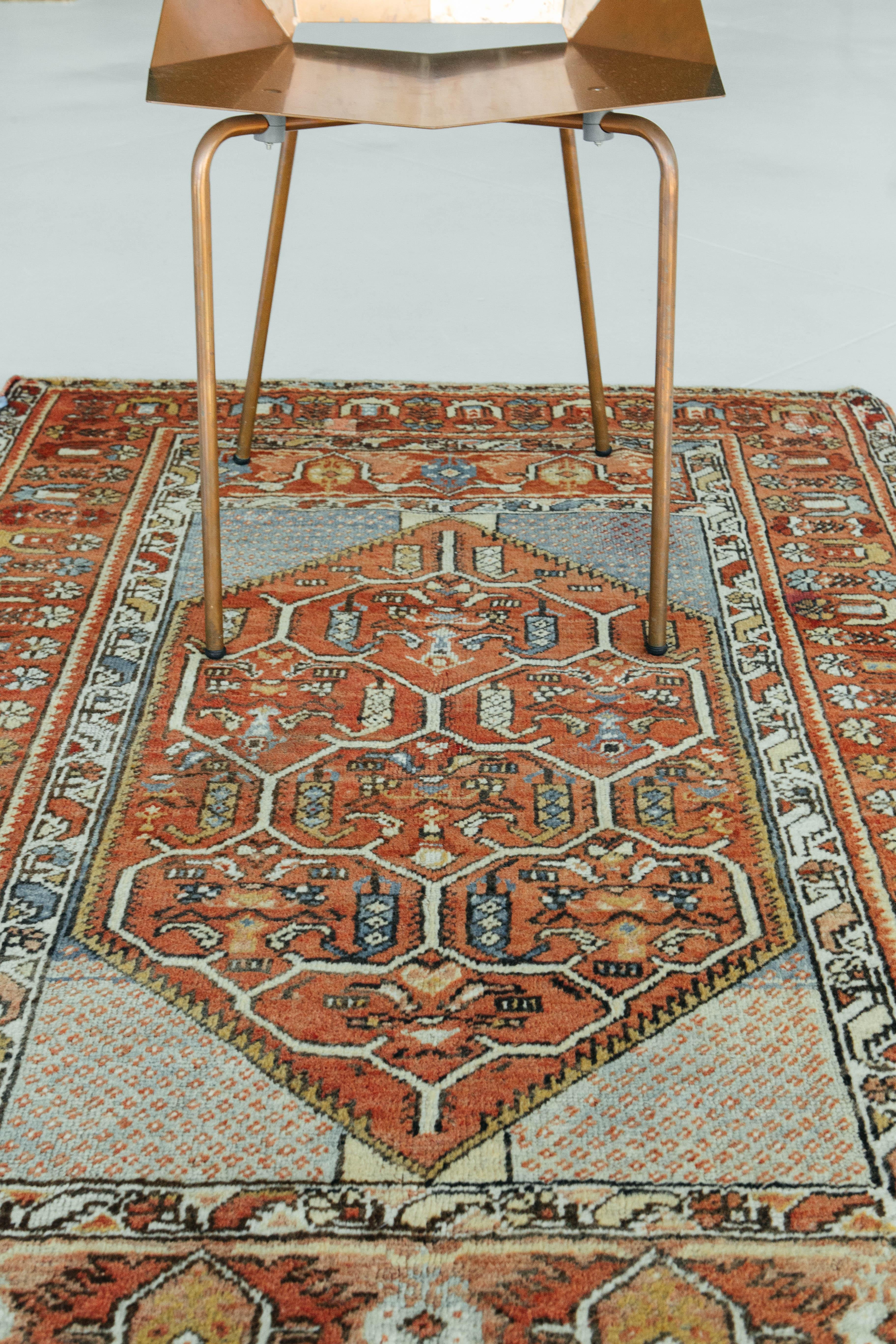 Vintage Turkish Anatolian Rug In Good Condition In WEST HOLLYWOOD, CA