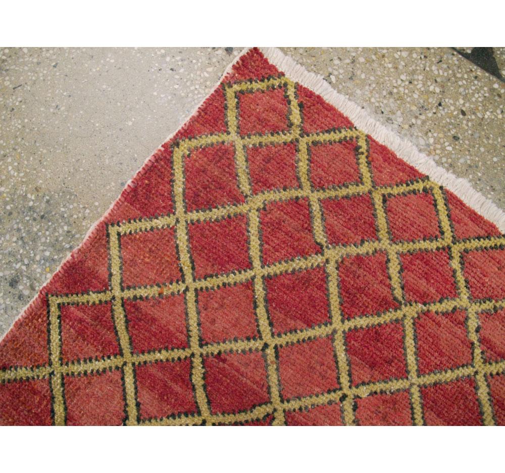 Hand-Knotted Vintage Turkish Anatolian Rug For Sale