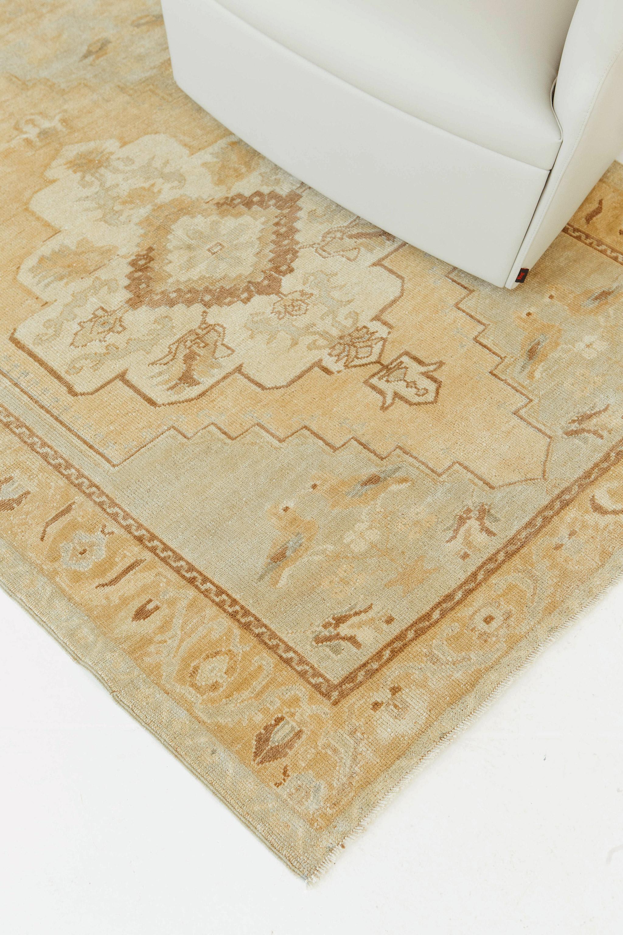 Contemporary Vintage Turkish Anatolian Rug For Sale