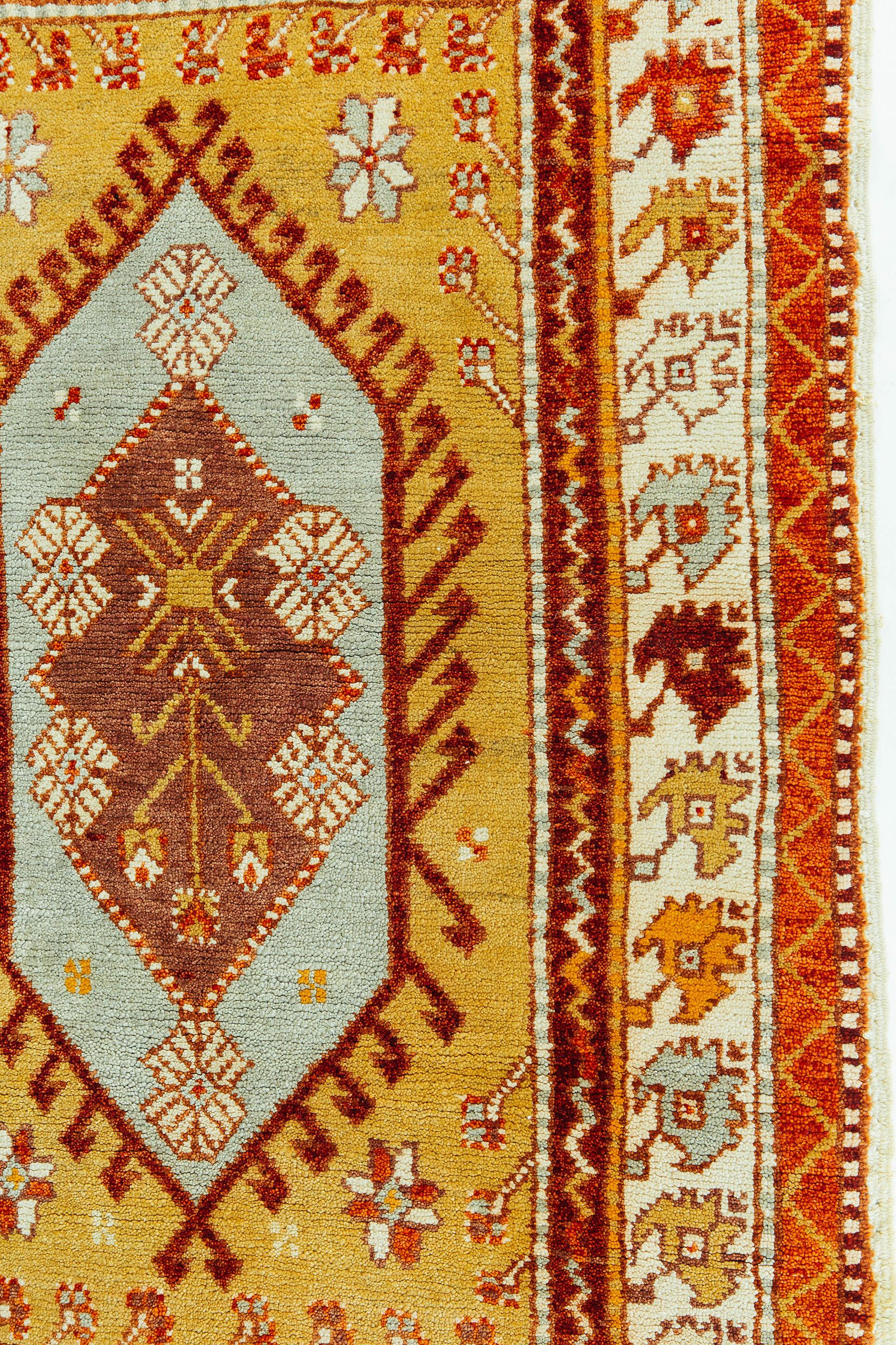 Mid-20th Century Vintage Turkish Anatolian Rug For Sale