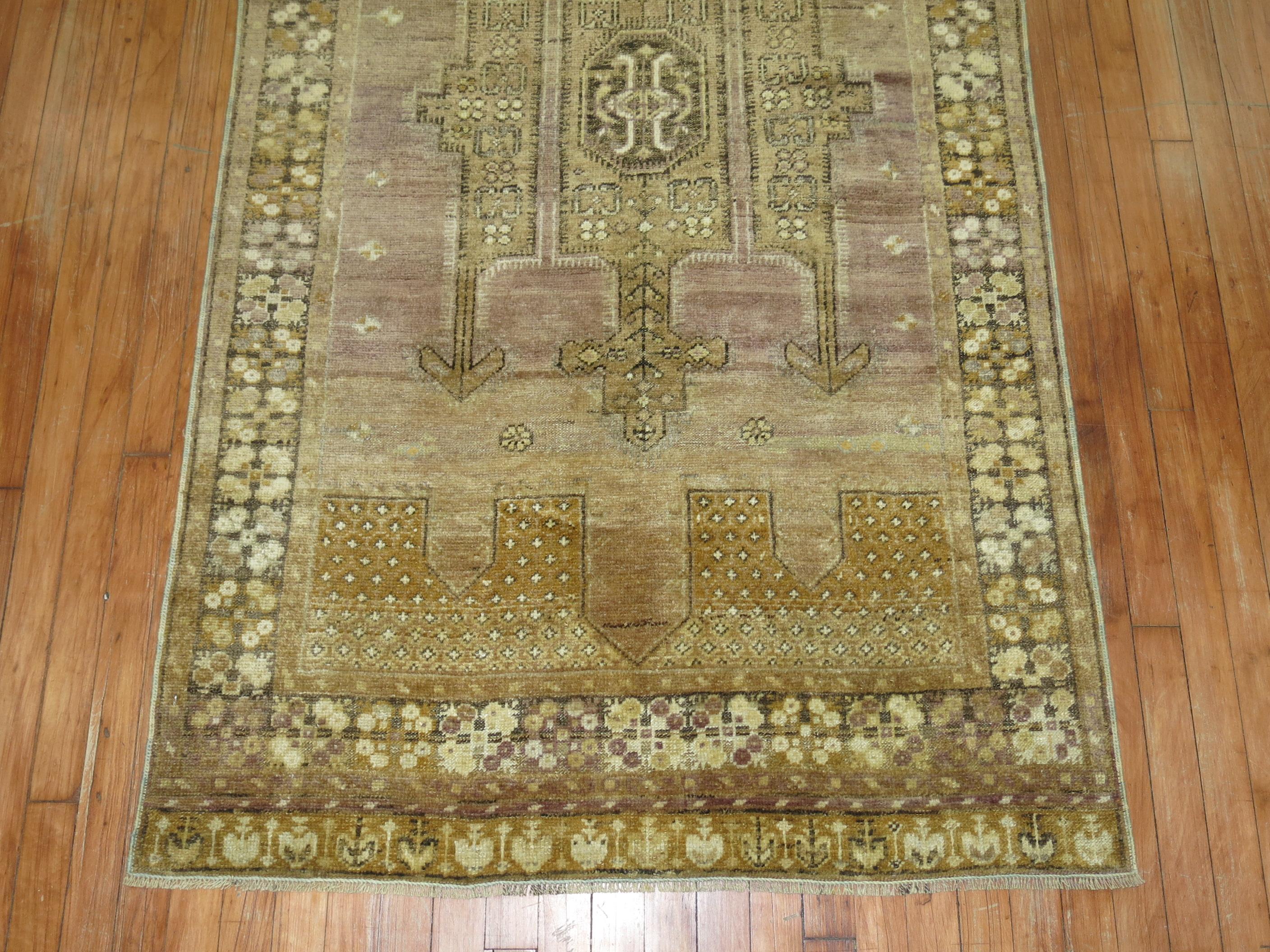 20th Century Vintage Turkish Anatolian Rug For Sale