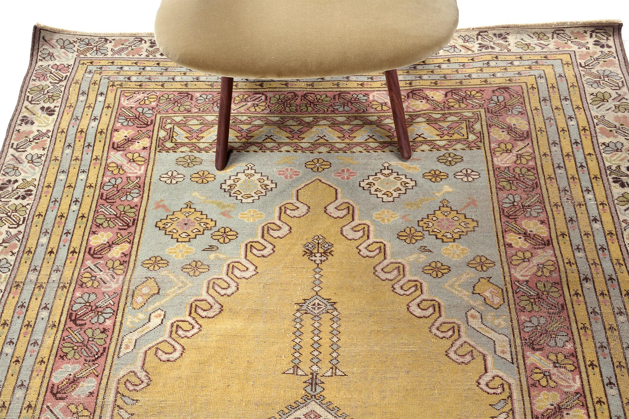 Vintage Turkish Anatolian Rug 1