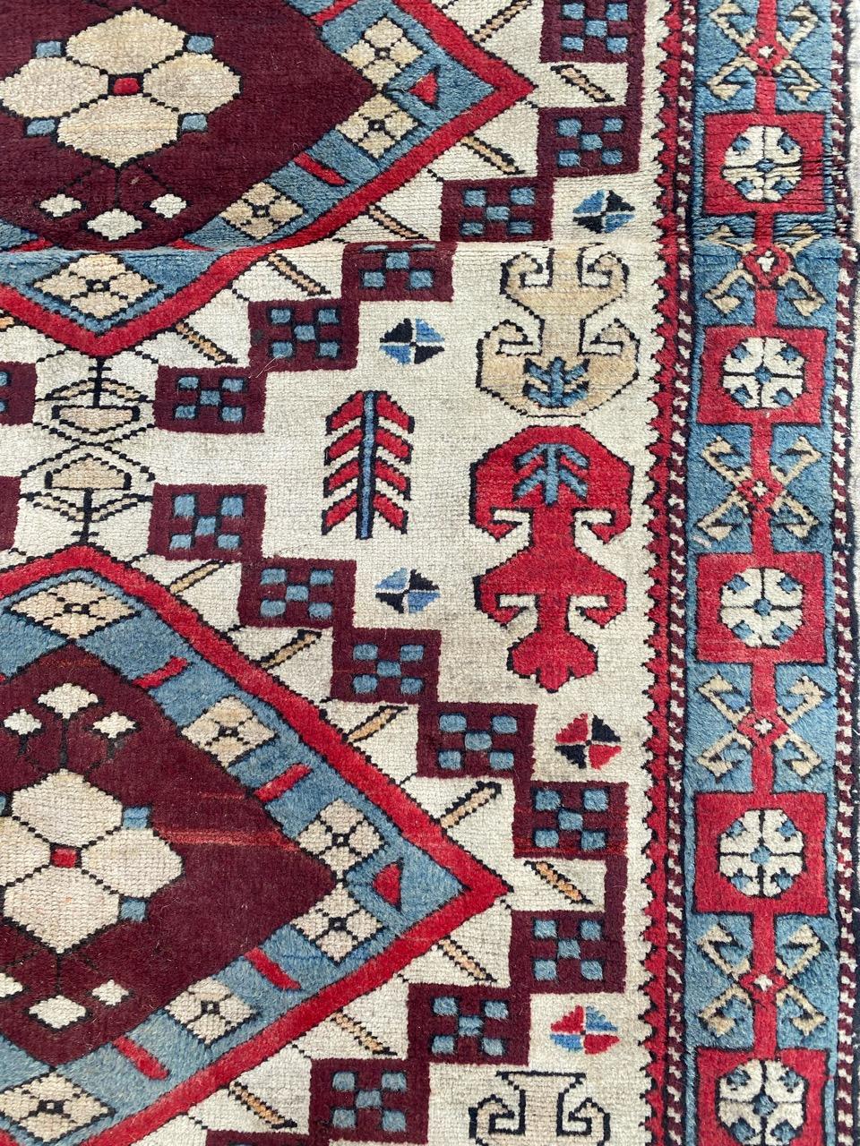 Bobyrug’s Vintage Turkish Anatolian Rug For Sale 2