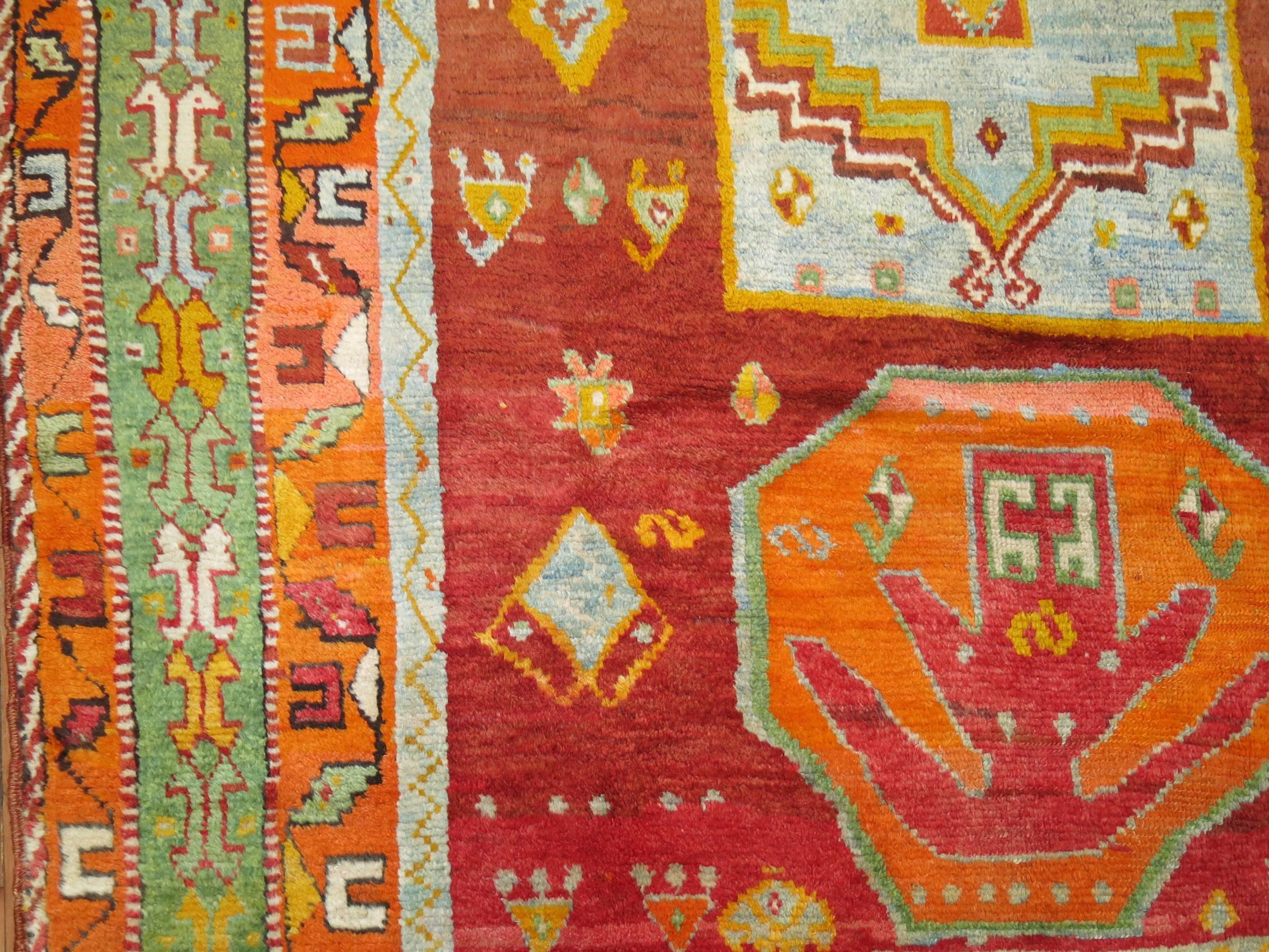 Vintage Turkish Anatolian Rug 2