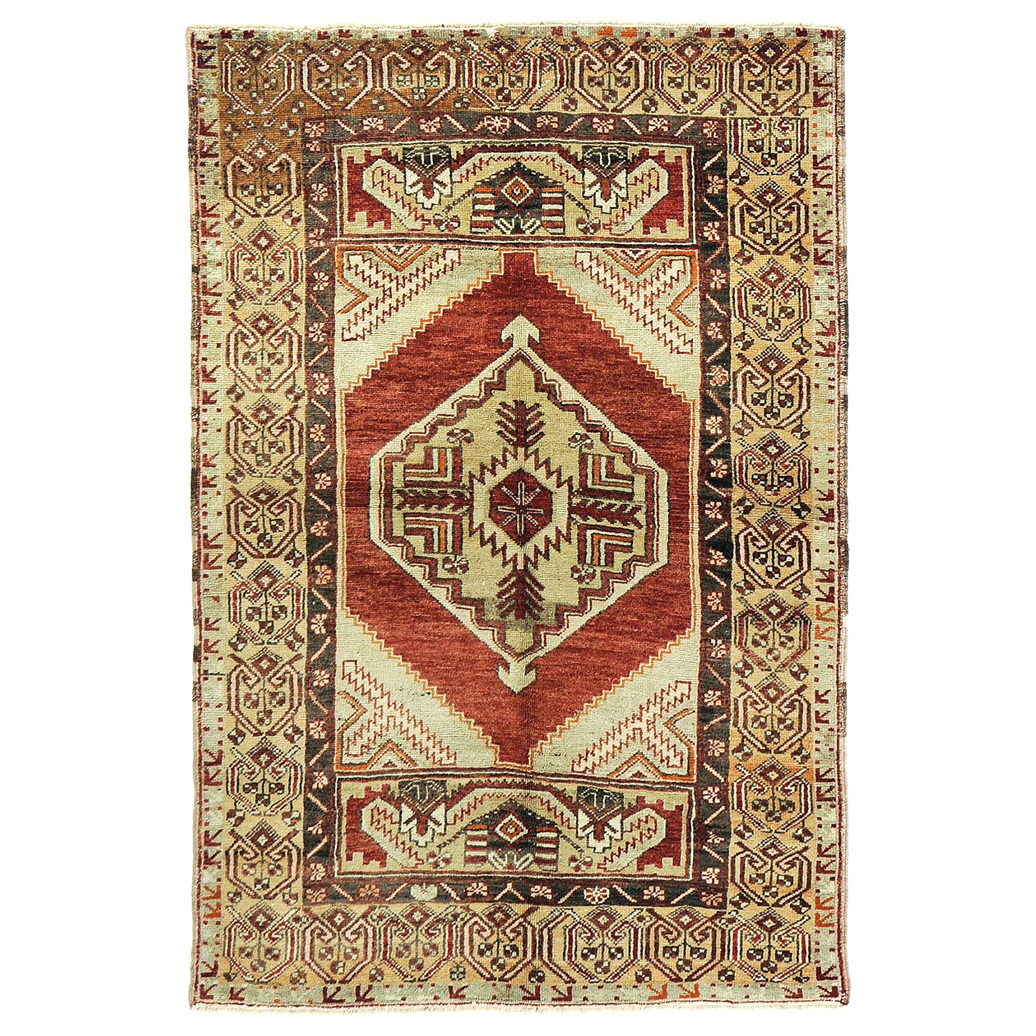 Türkischer Anatolischer Vintage-Teppich
