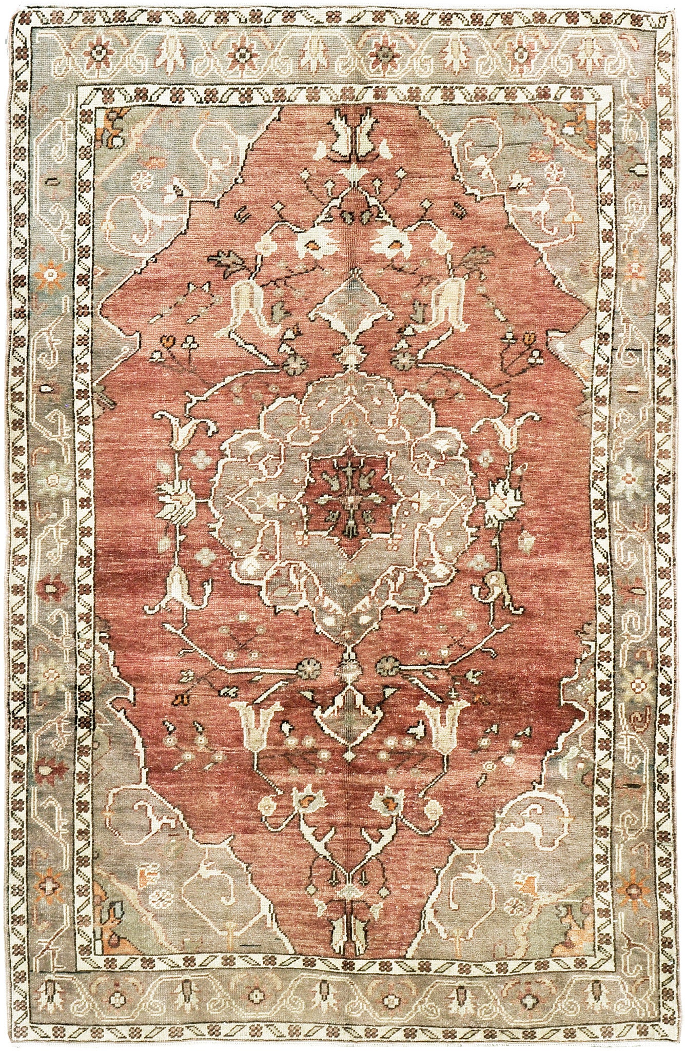 Türkischer Anatolischer Vintage-Teppich im Angebot
