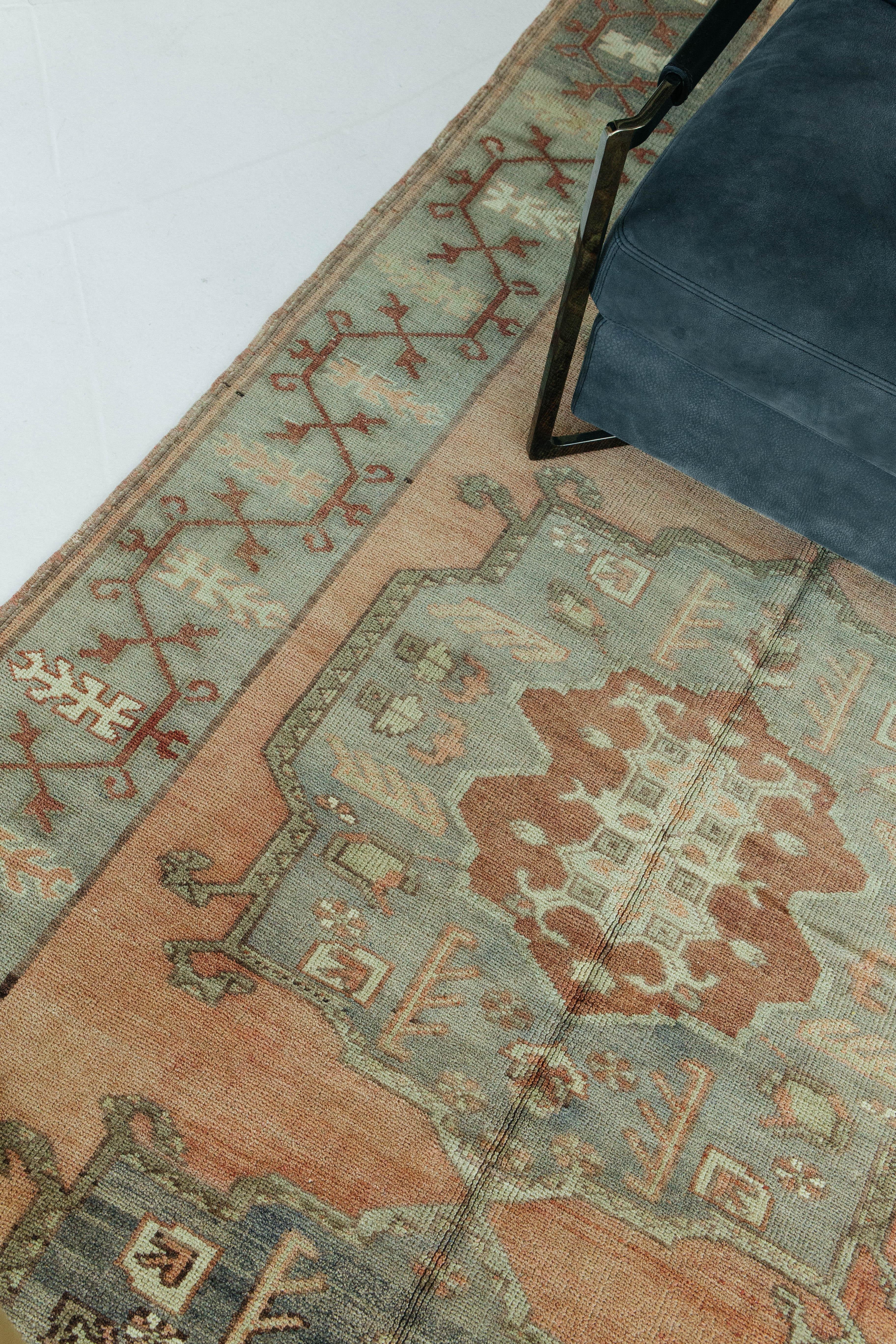 Vintage Turkish Anatolian Runner In Good Condition In WEST HOLLYWOOD, CA