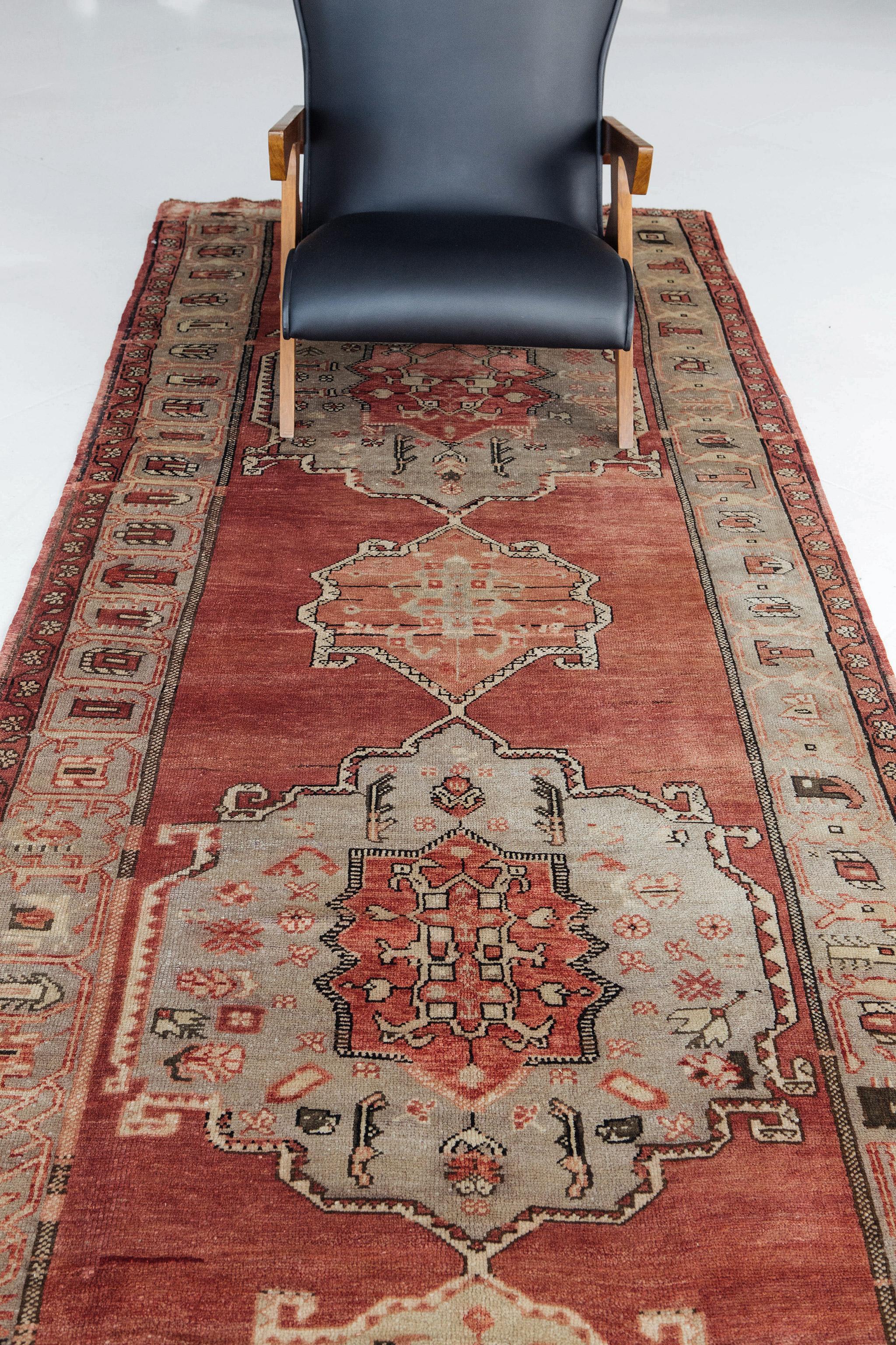 Vintage Turkish Anatolian Runner For Sale 1