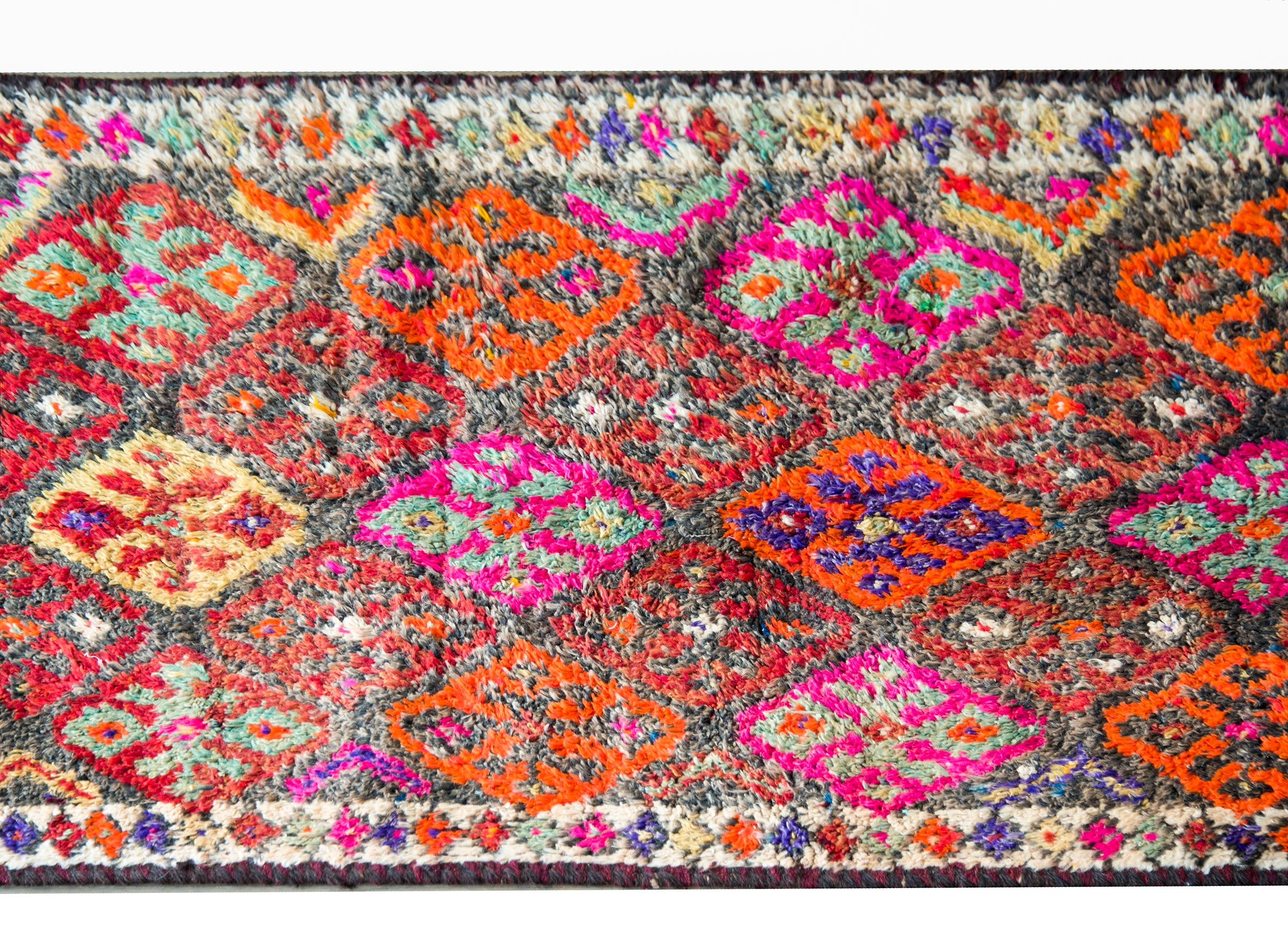XX secolo Runner turco anatolico vintage in vendita