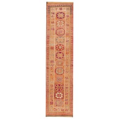 Tapis de couloir turc d'Anatolie vintage, 3'2"" x 13'