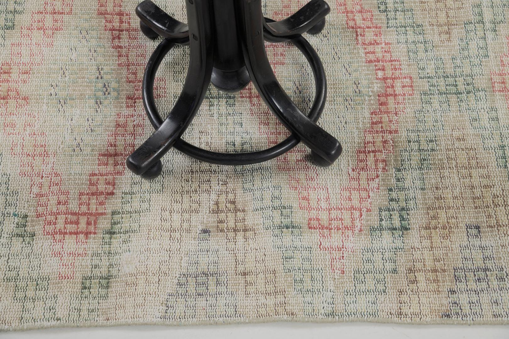 Noué à la main Tapis vintage turc Anatolian Sparta by Mehraban Rugs en vente