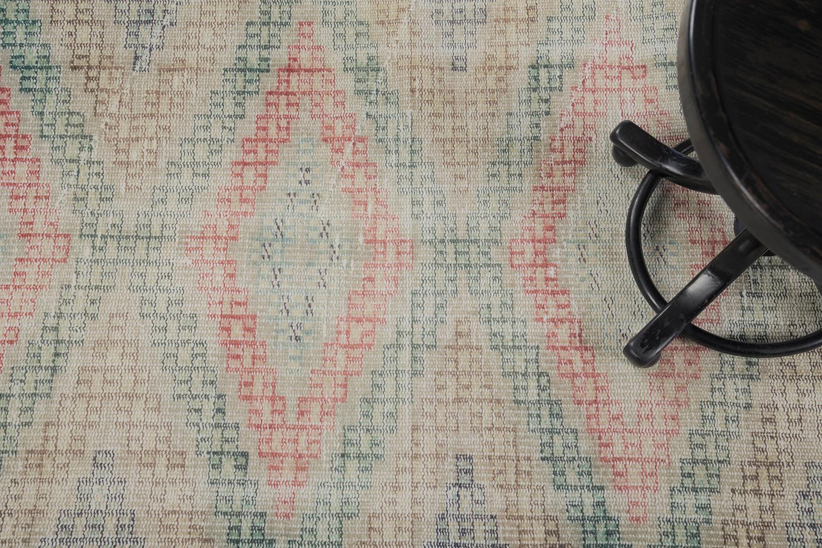 Laine Tapis vintage turc Anatolian Sparta by Mehraban Rugs en vente