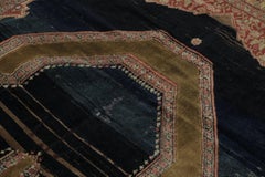 Vintage Turkish Anatolian Square Prayer Rug Floral Mihrab Design - Rug & Kilim