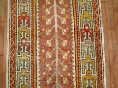 Zabihi Collection Vintage Turkish Anatolian Throw Rug