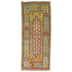 Vintage Turkish Anatolian Throw Rug