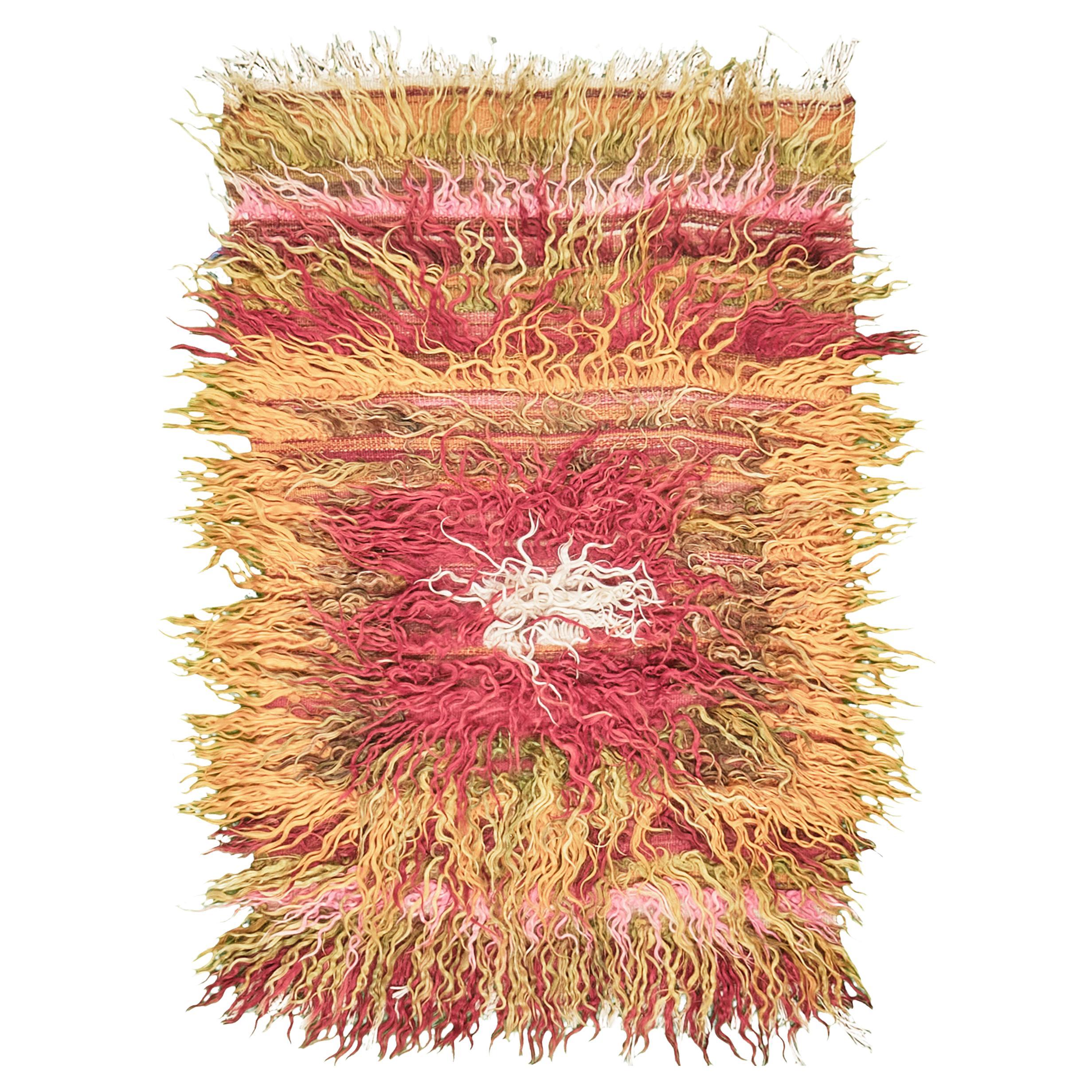 Tapis turc vintage Tulu d'Anatolie par Mehraban en vente
