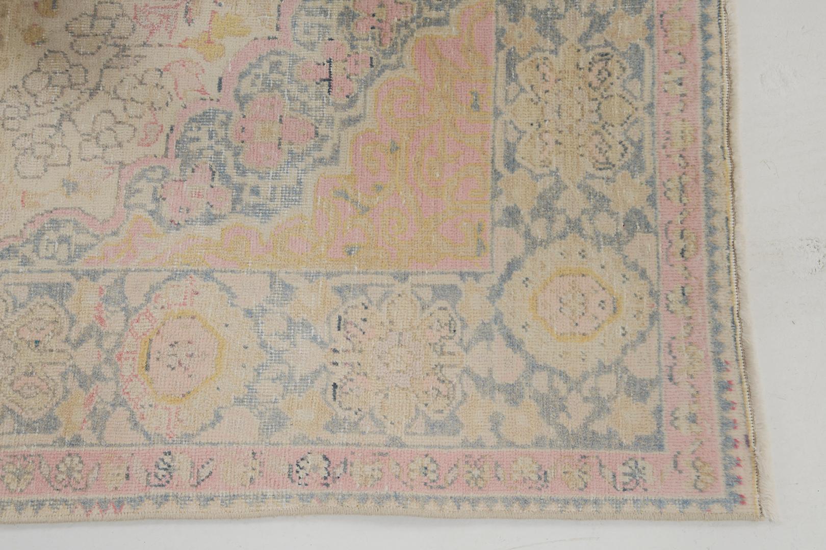 Wool Vintage Turkish Anatolian Urgup by Mehraban Rugs For Sale