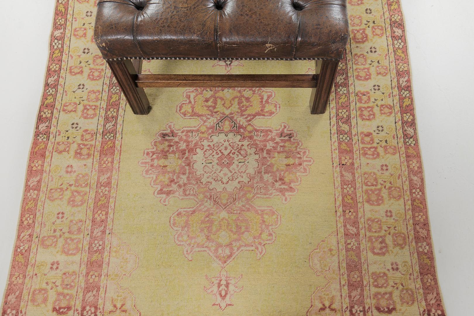 Hand-Knotted Vintage Turkish Anatolian Yuntdag by Mehraban Rugs For Sale