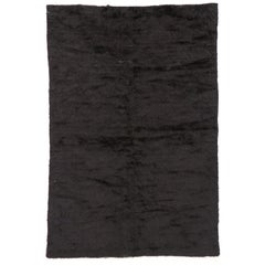 Manta turca vintage de angora de estilo moderno de mediados de siglo