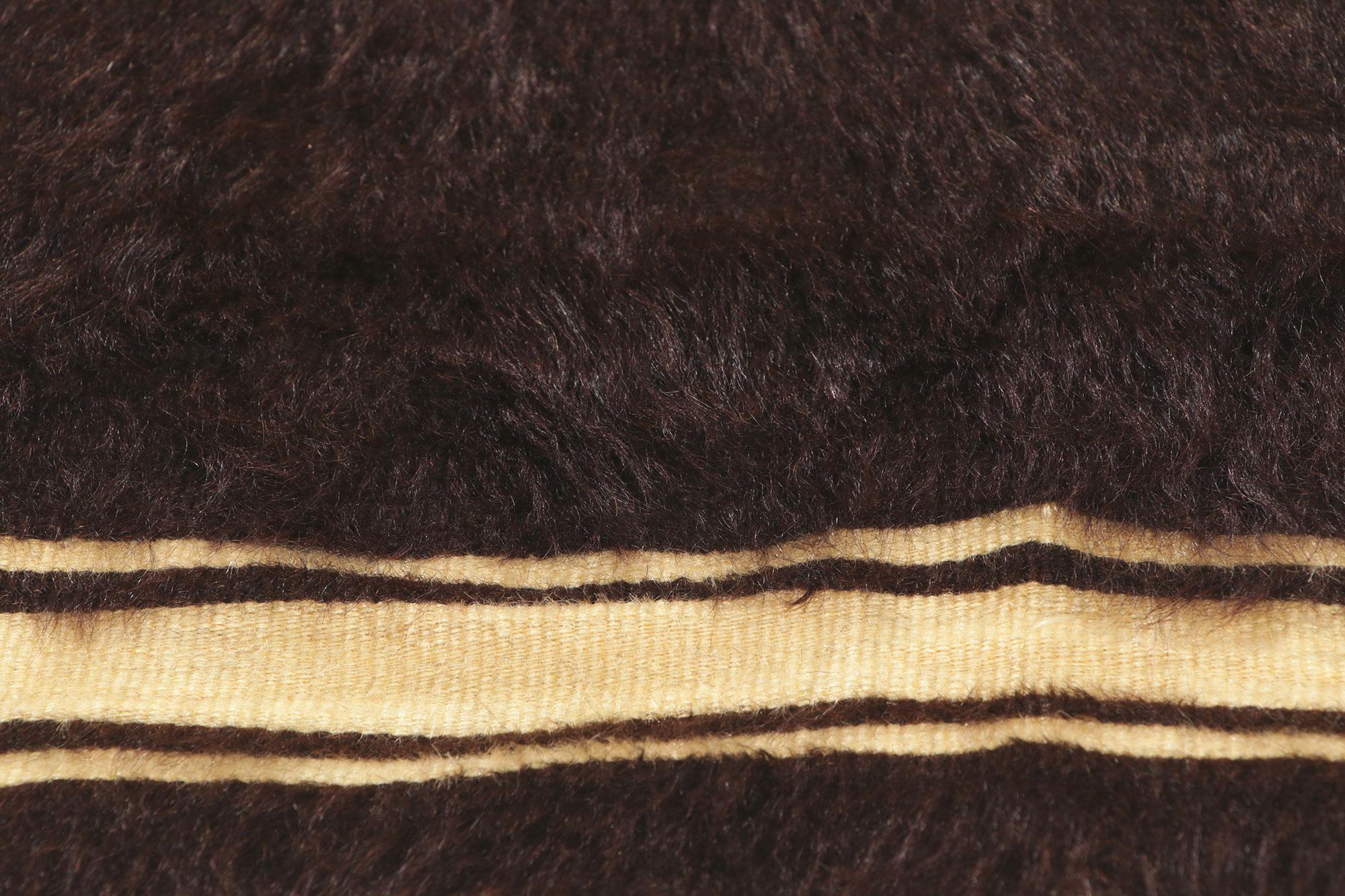 Vintage Turkish Angora Wool Blanket Kilim Rug For Sale 1
