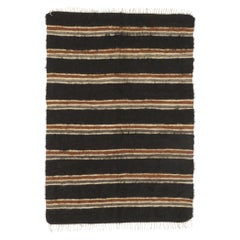 1950's Turkish Angora Wool Carpet with Modern Style