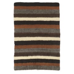 Vieux Tapis Kilim turc en laine angora