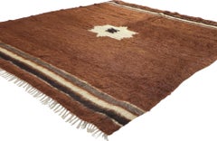 1950's Turkish Angora Wool Carpet with Modern Style