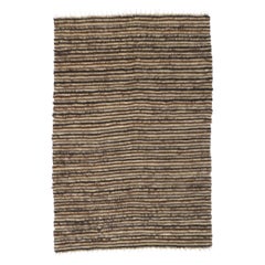 Tapis turc en laine angora des années 1950 avec style moderne