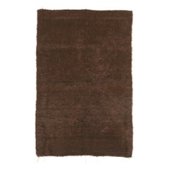 Tapis Kilim turc vintage en laine angora