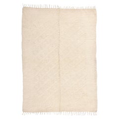 Türkischer Angora-Wollteppich im Vintage-Stil