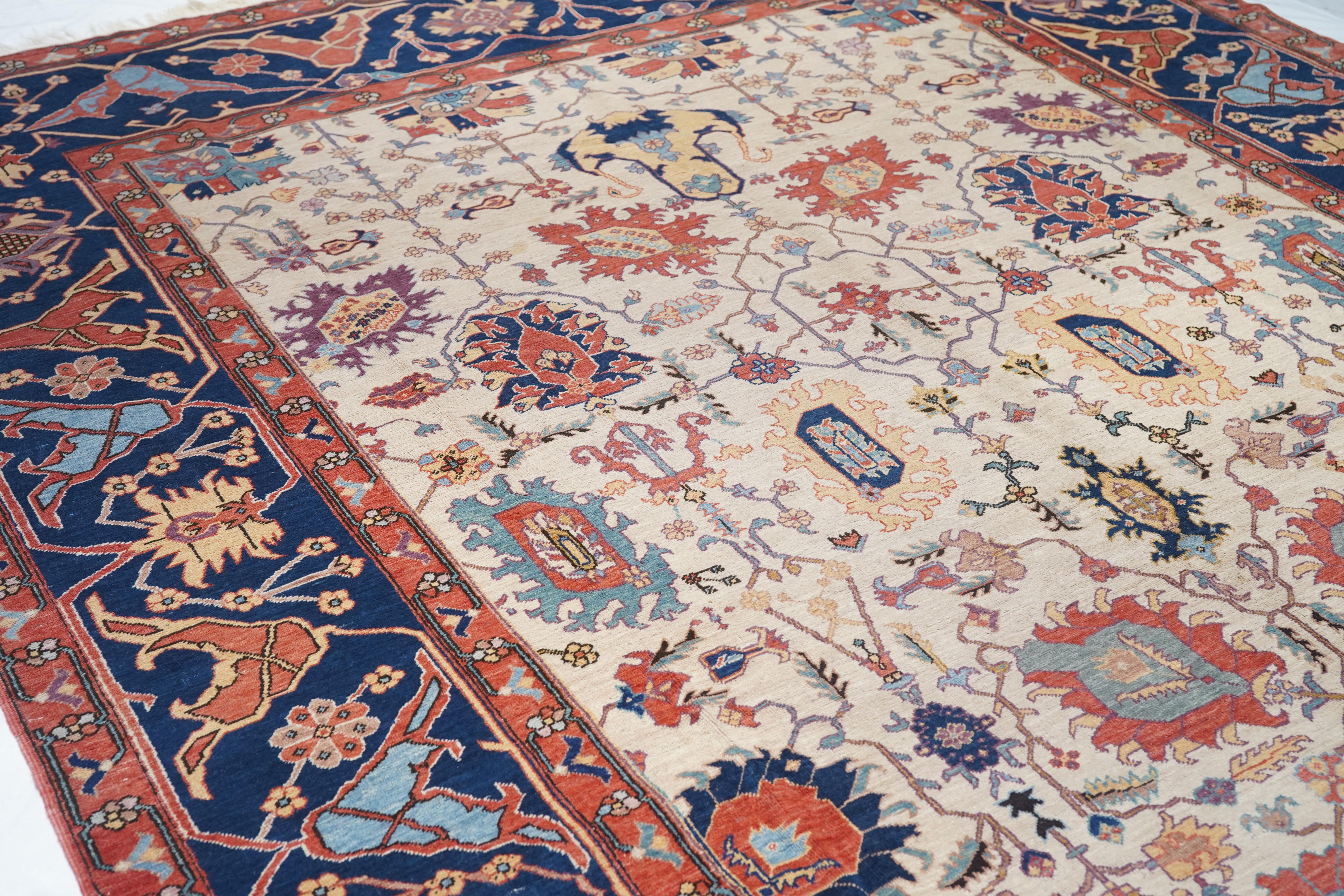 Laine Tapis turc vintage 9'0