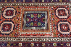 Vintage Turkish Bergama Rug