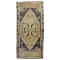 Vintage Turkish Black Runner