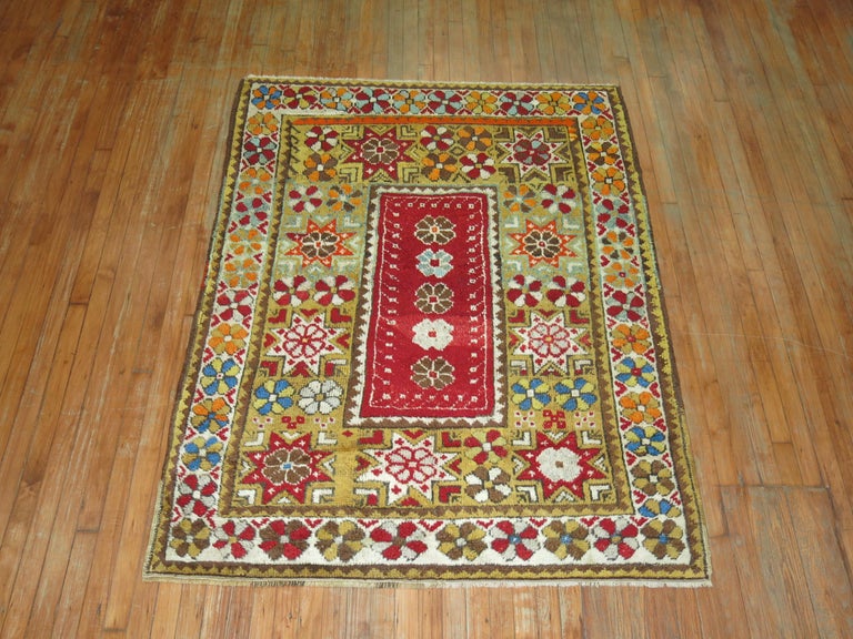 Vintage Turkish Bohemian Rug at 1stDibs