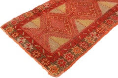 Vintage Turkish Carpet,  Anatolian Enchantment Meets Stylish Durability