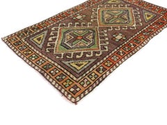 Vintage Turkish Carpet, Anatolian Enchantment Meets Stylish Durability