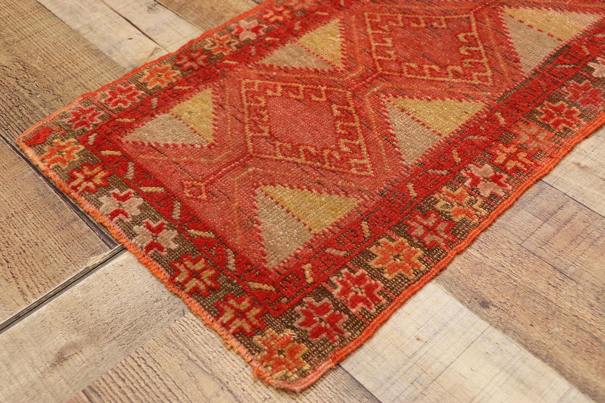 20th Century Vintage Turkish Carpet,  Anatolian Enchantment Meets Stylish Durability For Sale