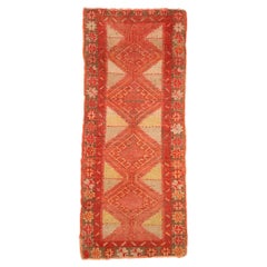 Vintage Turkish Carpet,  Anatolian Enchantment Meets Stylish Durability